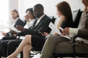 Professional certifications Job candidates in a waiting room., RCLS Certifications,